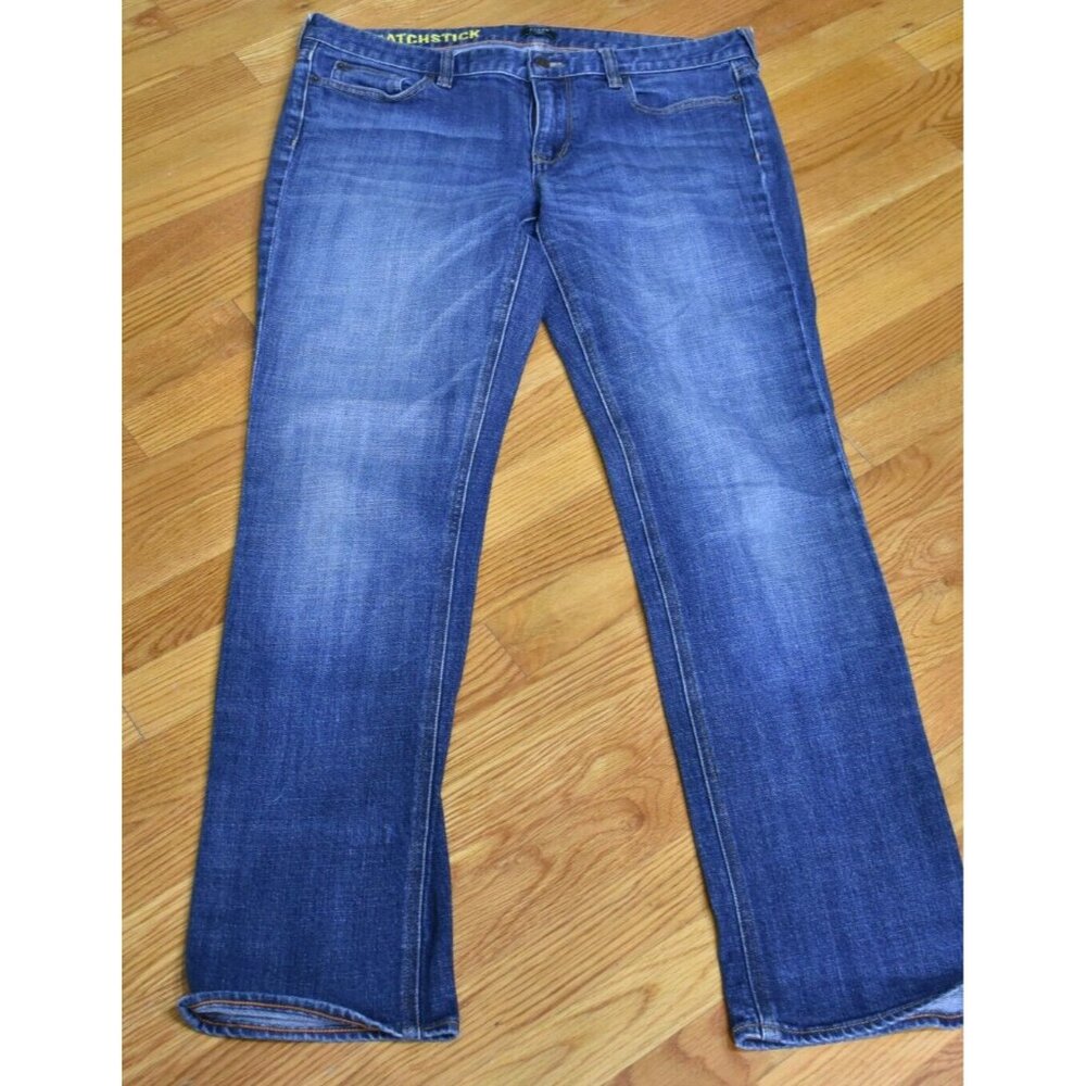 J.Crew Women’s Matchstick 9" High Rise Jeans Size 32R Stretch Denim